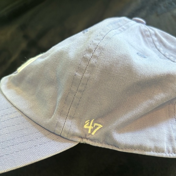 '47 brand MLB Womens NY Yankees Clean Up Cap purple - Picture 5 of 8